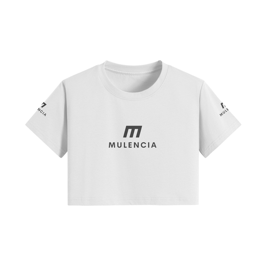 OPEN MINDED CROP TOP TEE - MULENCIA