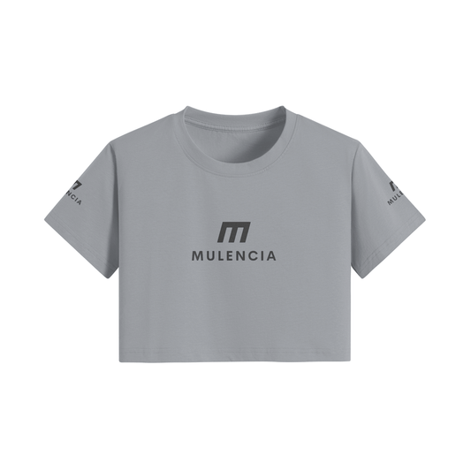 OPEN MINDED CROP TOP TEE - MULENCIA